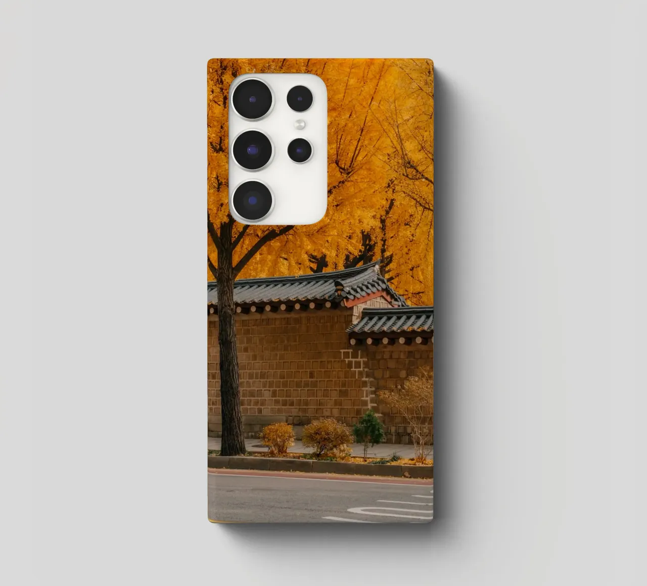 Alberi di ginkgo dorati a Seul, Corea del Sud cover samsung da mbgraphx2