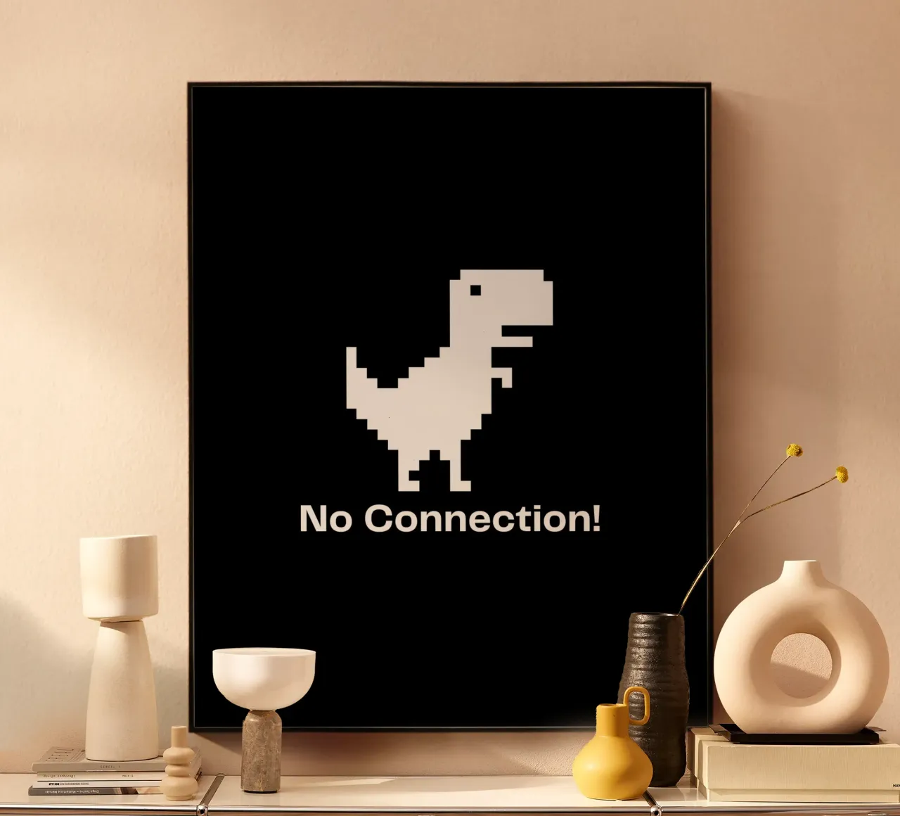 NO CONNECTION acrylic glass by BAWA