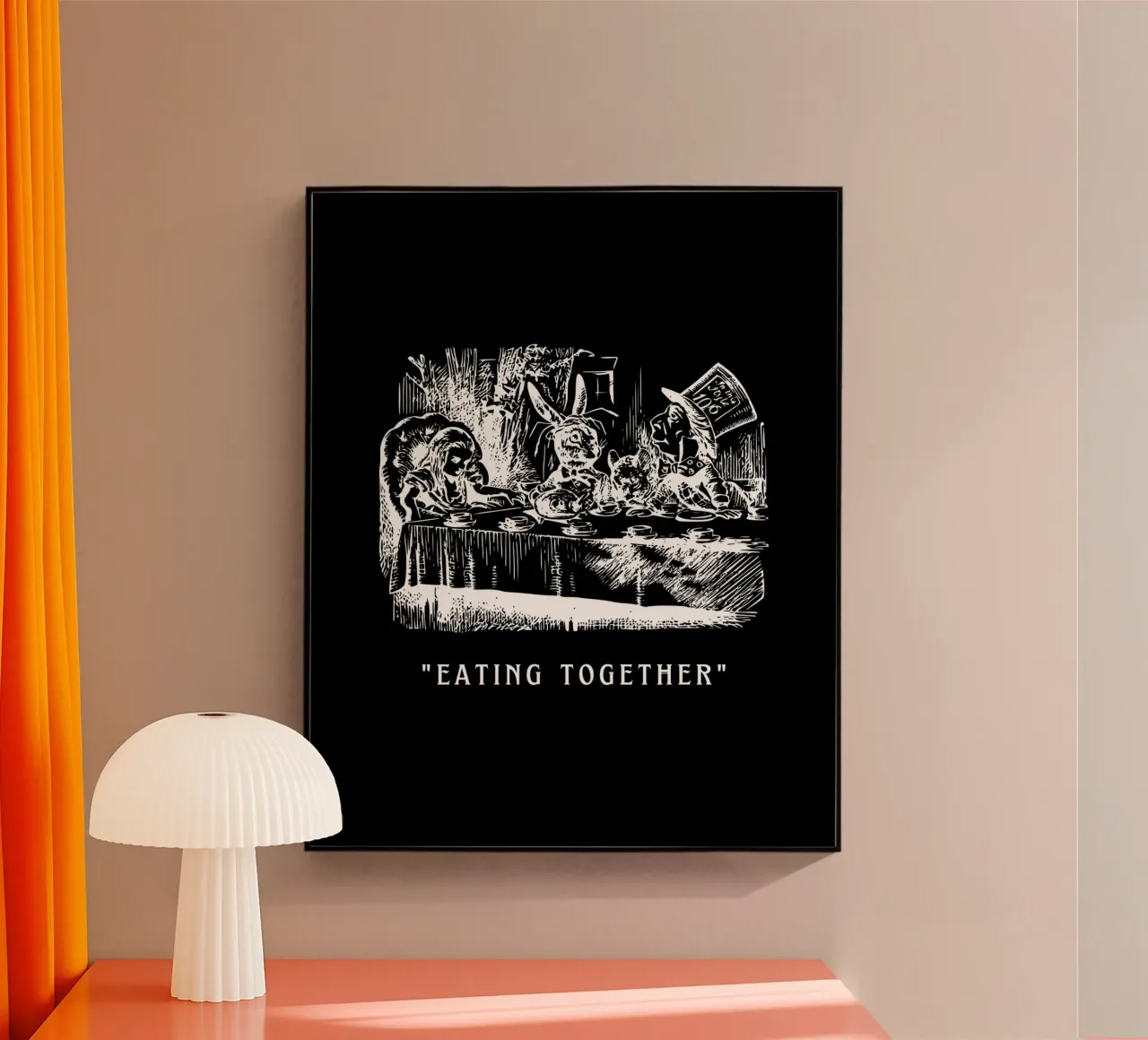 EATING TOGETHER plexiglass da BAWA