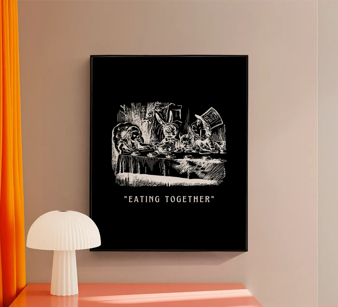 EATING TOGETHER Acryl-Glas von BAWA