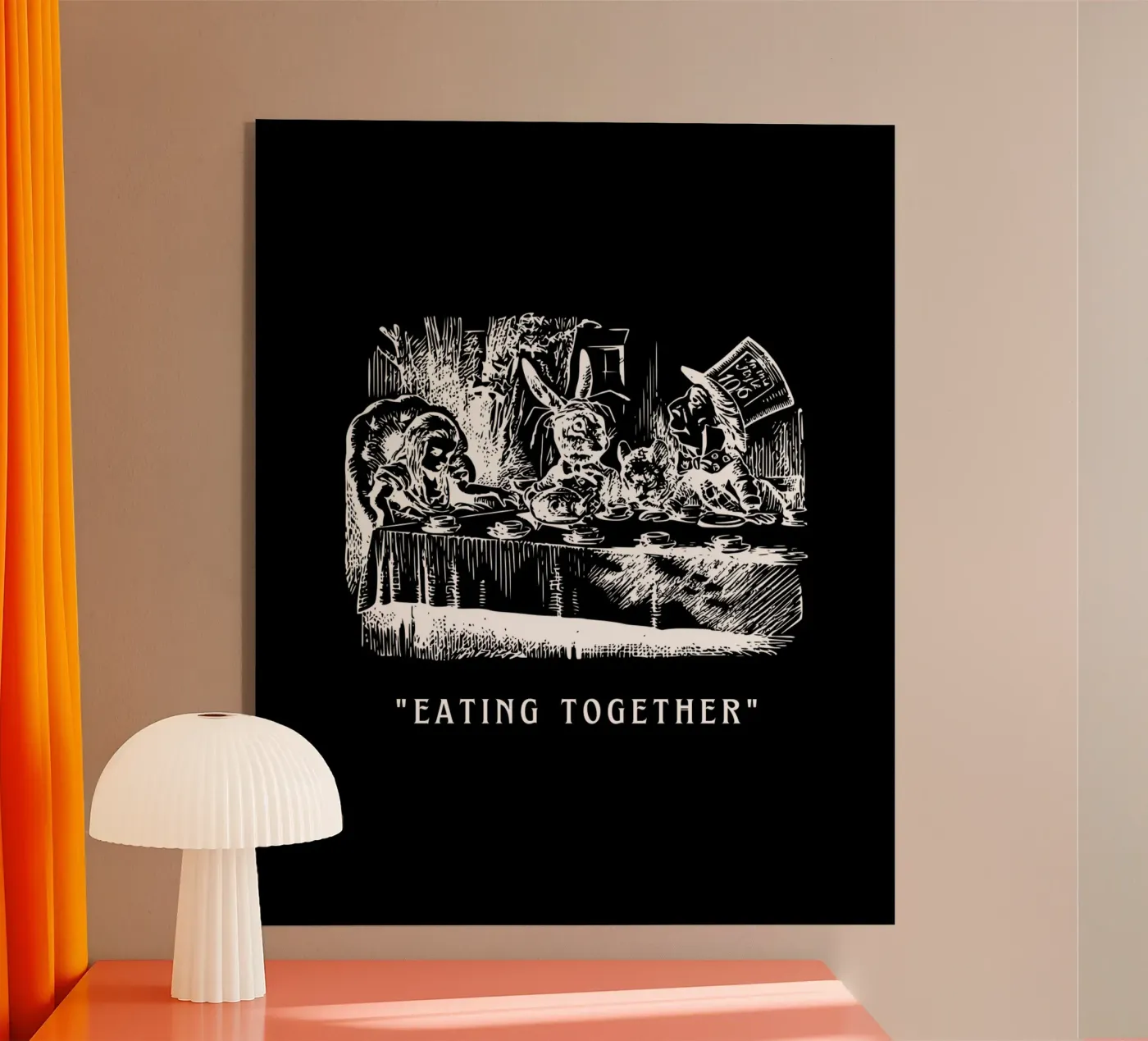 EATING TOGETHER Acryl-Glas von BAWA