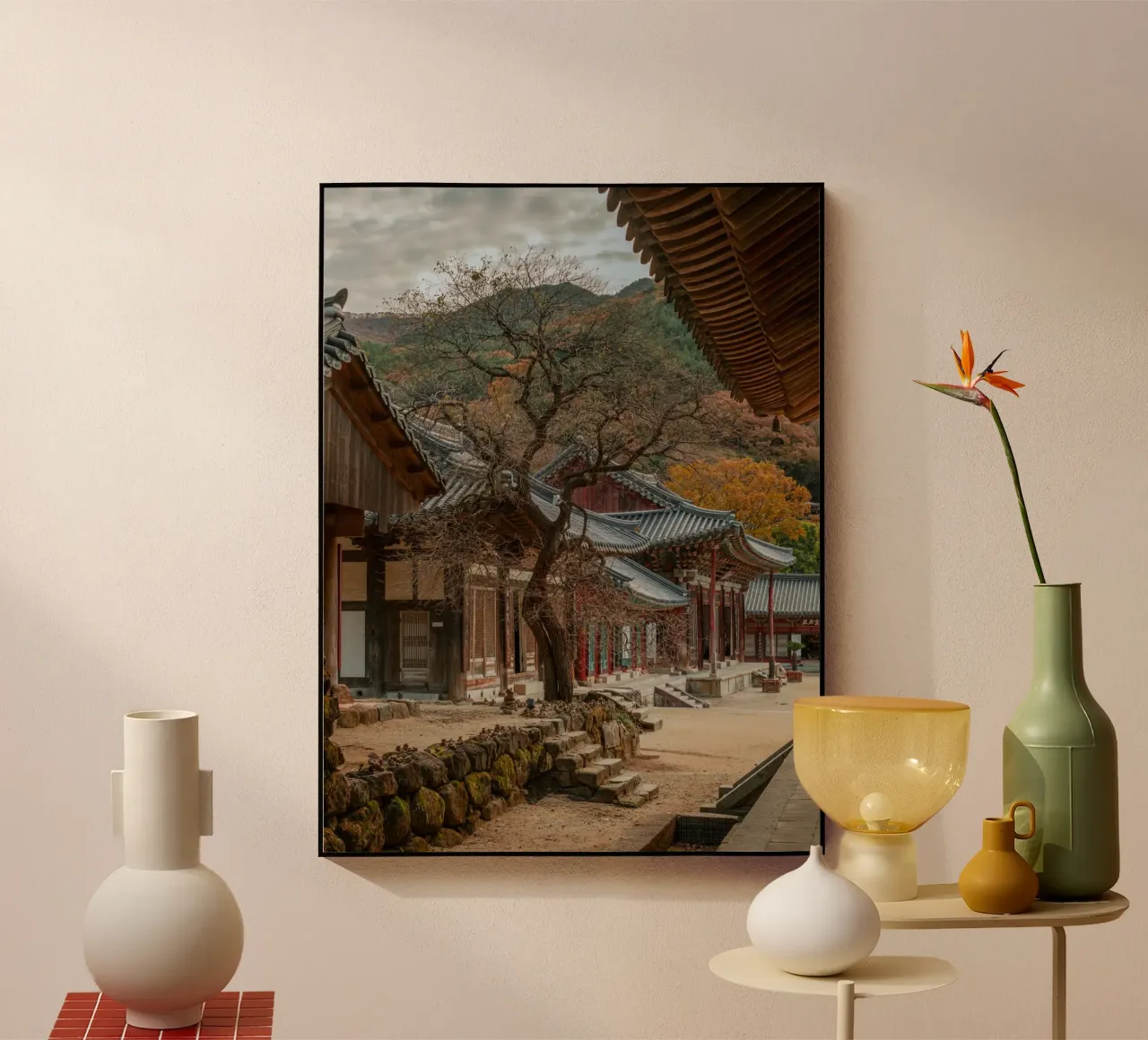 Vecchio albero del tempio di Hwaeomsa, Corea del Sud plexiglass da mbgraphx2