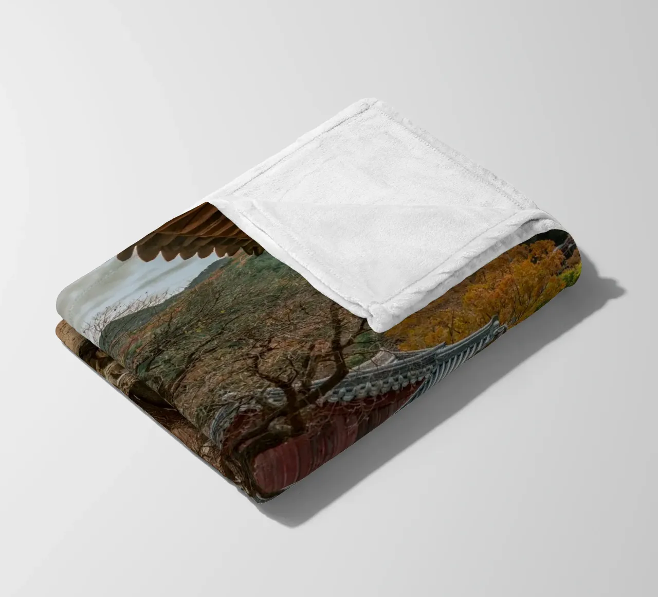 Vecchio albero del tempio di Hwaeomsa, Corea del Sud coperta in pile da mbgraphx2