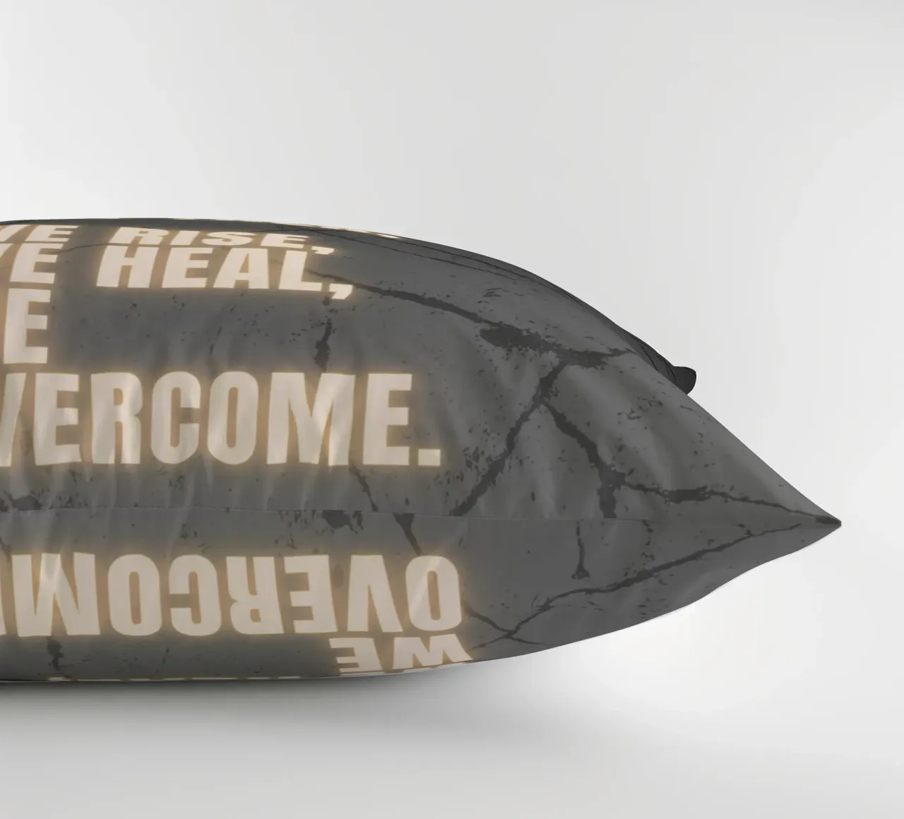 WE FALL, WE BREAK, WE FAIL cuscino da BAWA