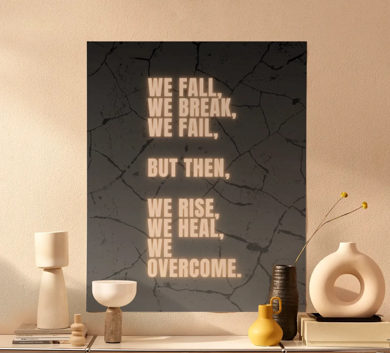 WE FALL, WE BREAK, WE FAIL carta hahnemühle da BAWA