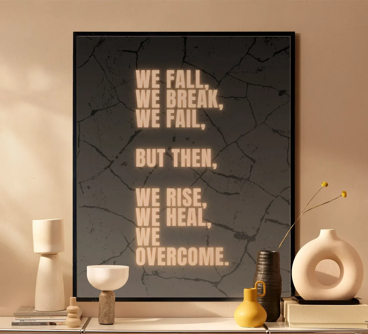 WE FALL, WE BREAK, WE FAIL carta hahnemühle da BAWA