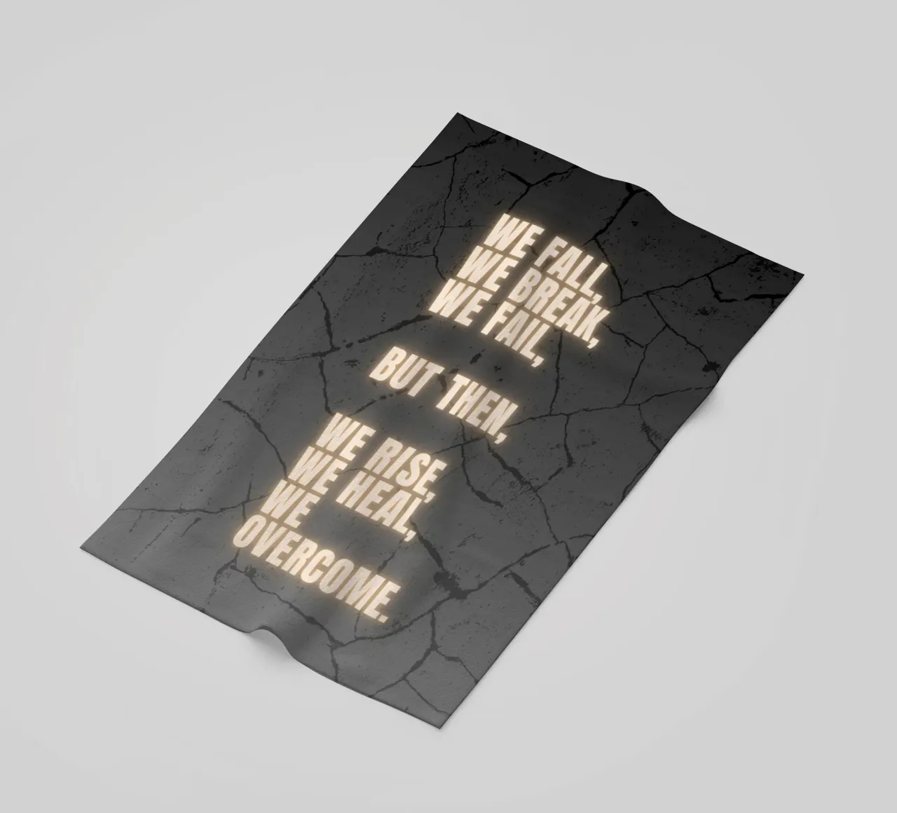 WE FALL, WE BREAK, WE FAIL telo mare da BAWA