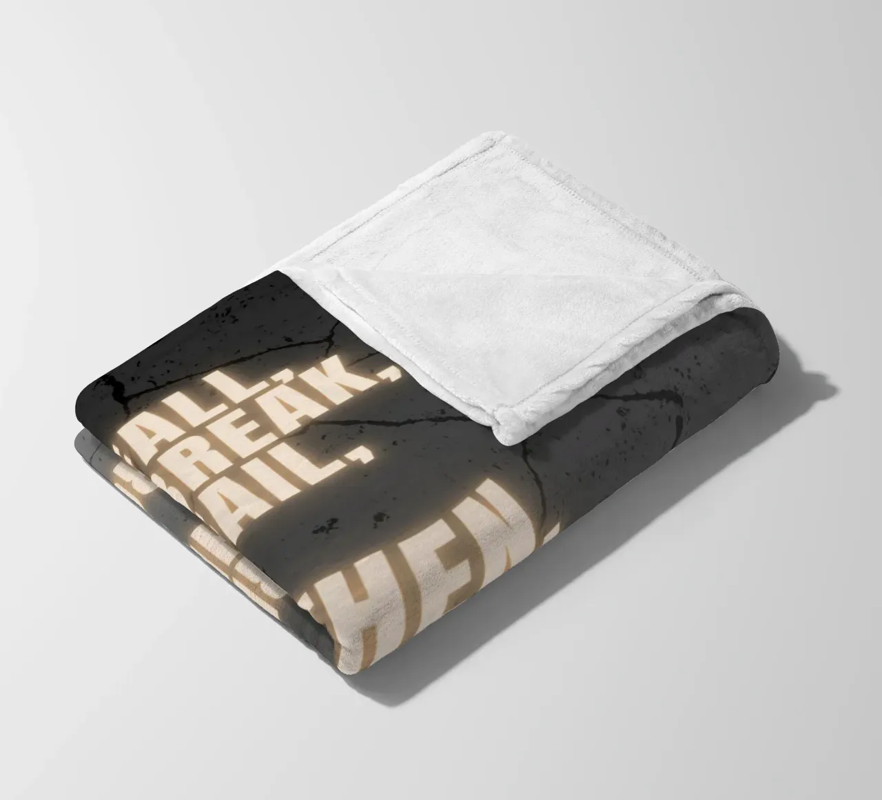 WE FALL, WE BREAK, WE FAIL coperta in pile da BAWA