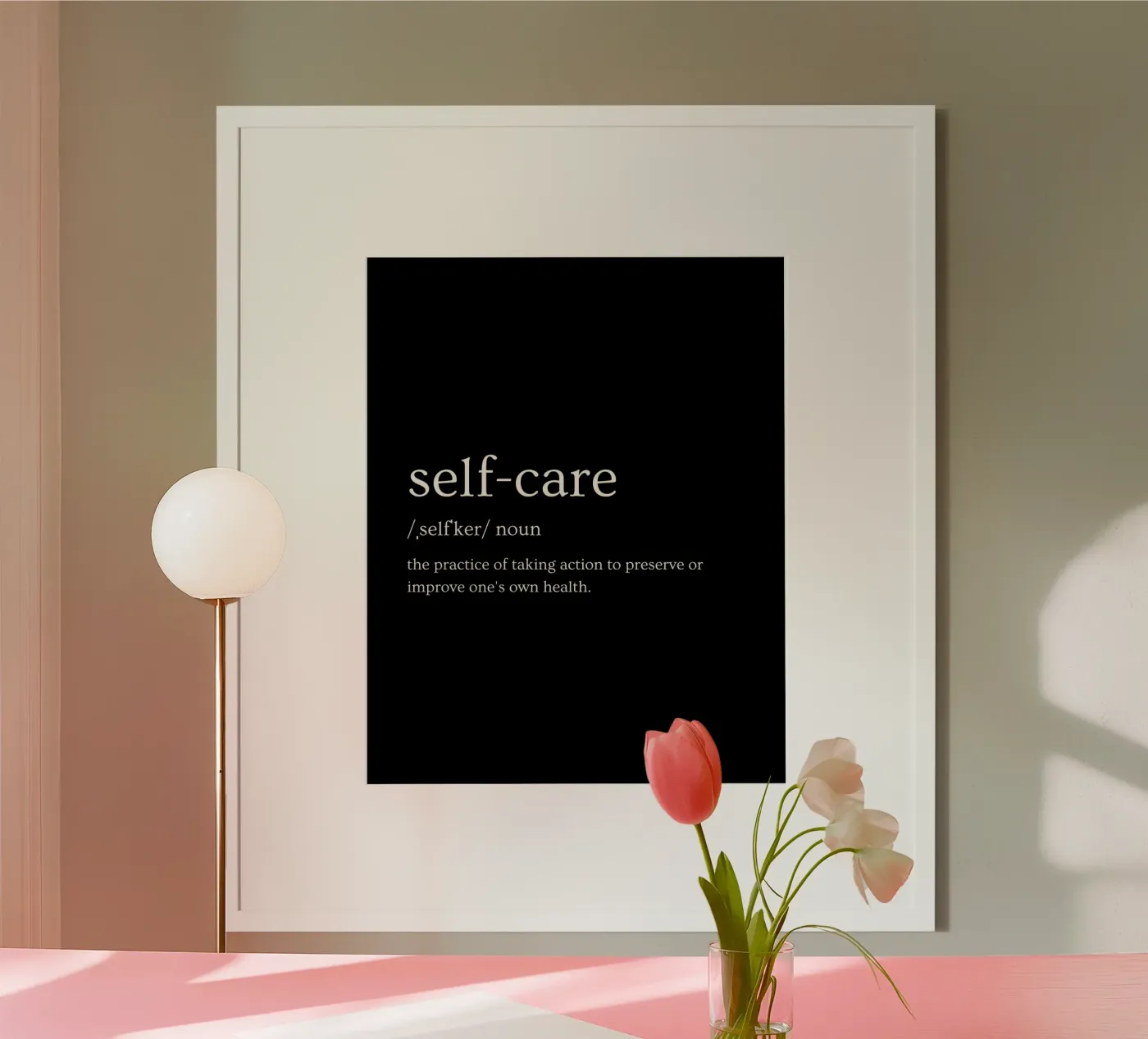 SELF CARE poster by BAWA