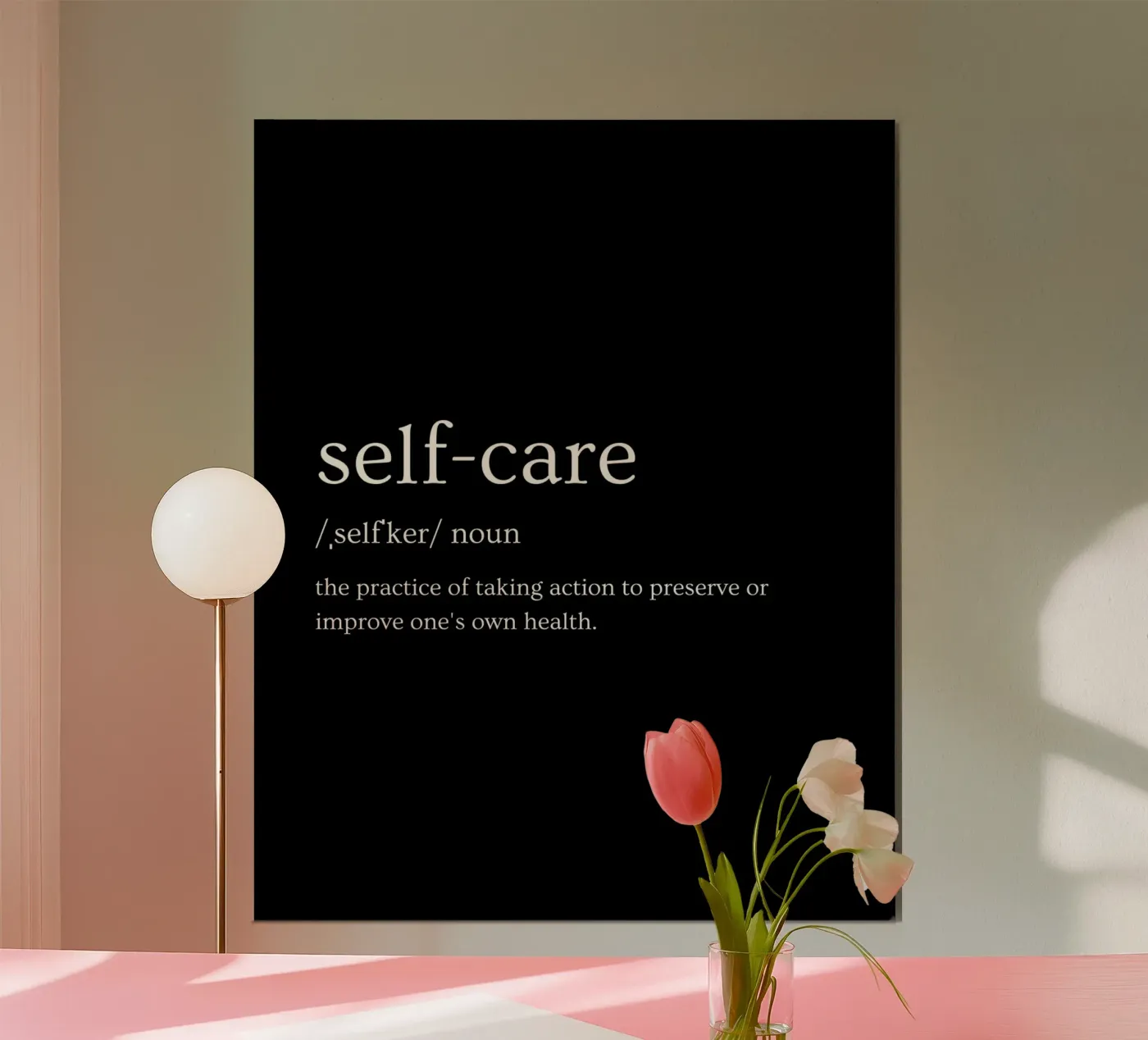 SELF CARE poster by BAWA