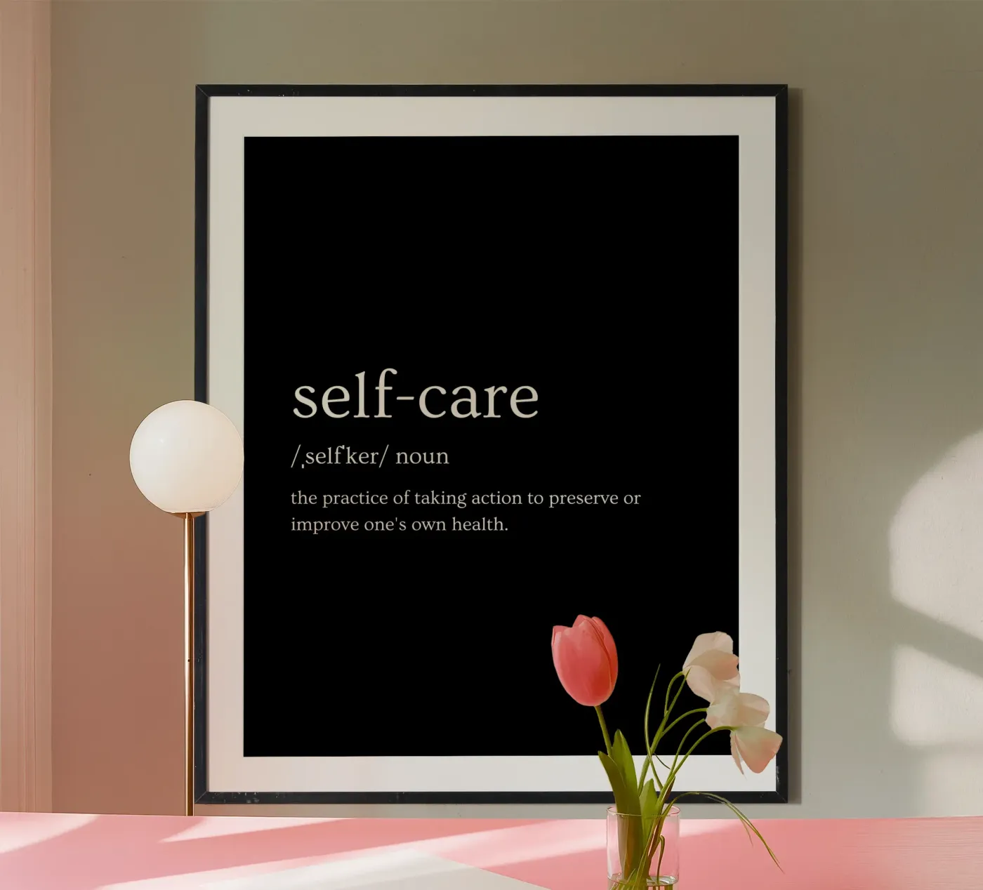 SELF CARE poster by BAWA