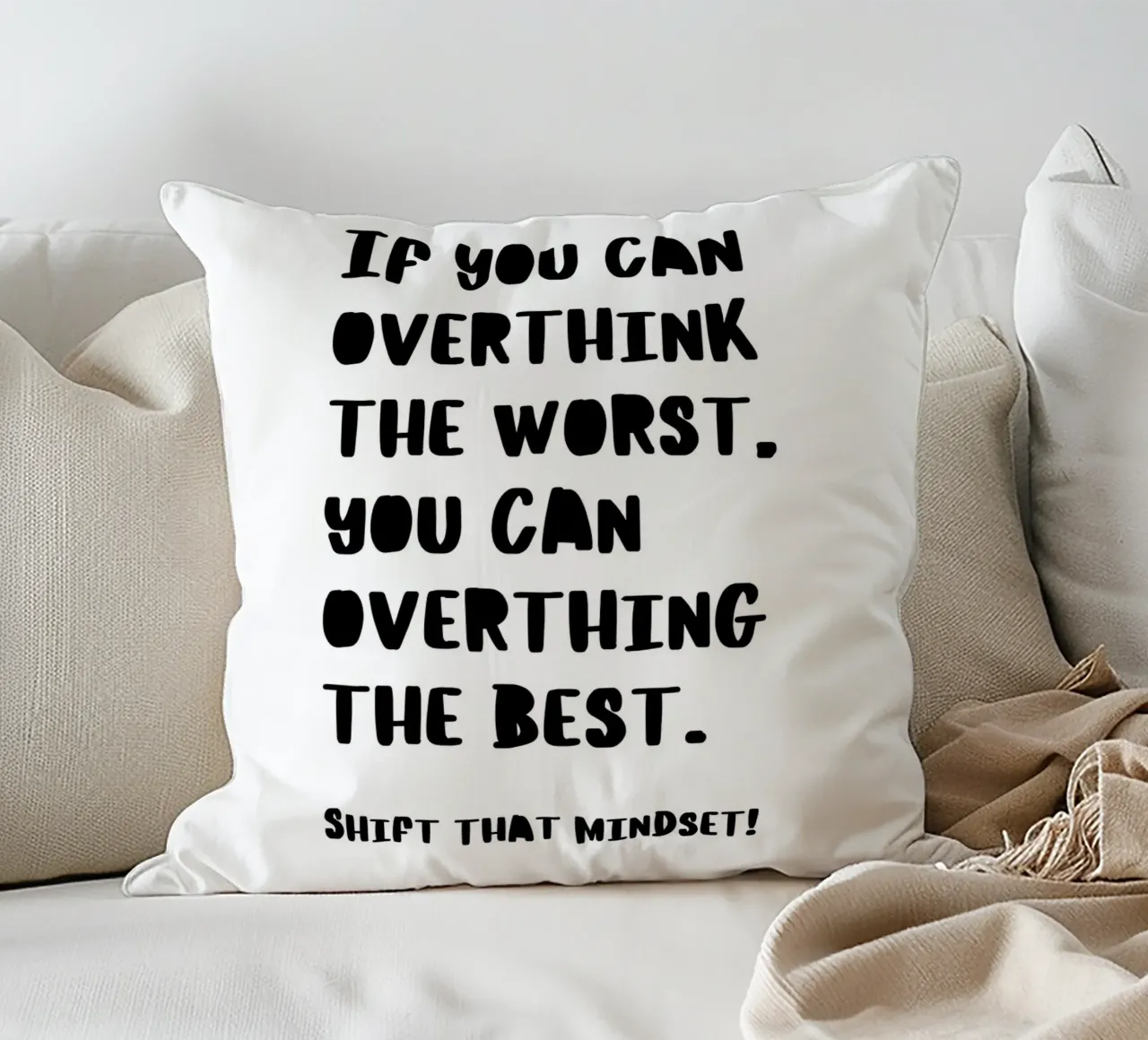 SHIFT THAT MINDSET cuscino da BAWA