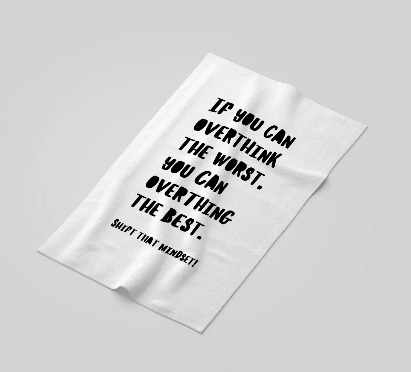 SHIFT THAT MINDSET strandhanddoek van BAWA