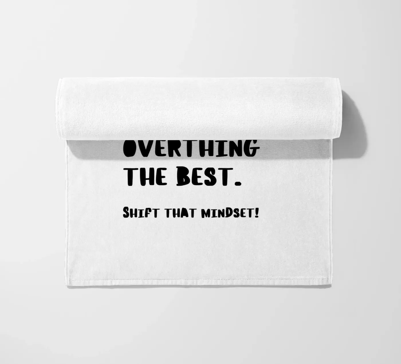 SHIFT THAT MINDSET strandhanddoek van BAWA