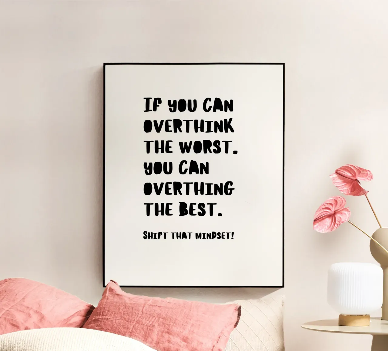 SHIFT THAT MINDSET plexiglass da BAWA