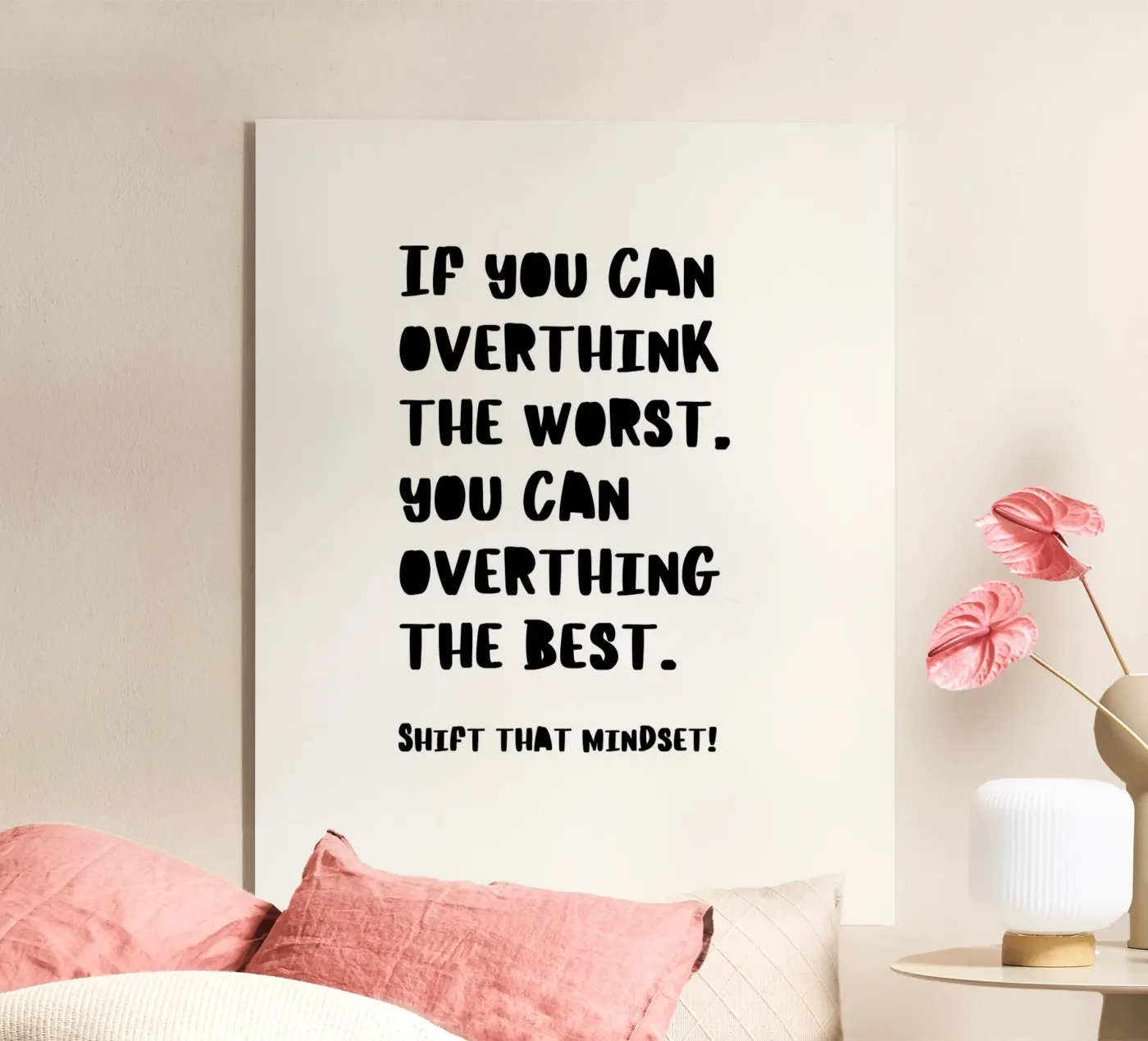 SHIFT THAT MINDSET plexiglass da BAWA