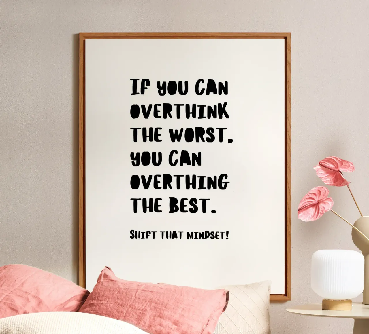 SHIFT THAT MINDSET alluminio dibond da BAWA