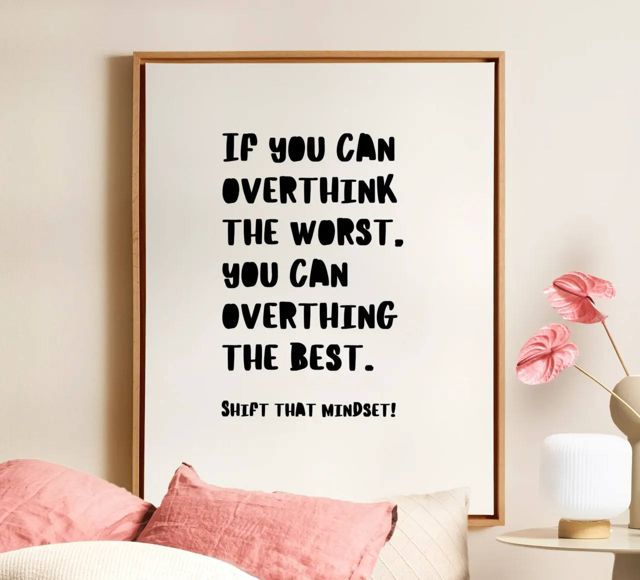 SHIFT THAT MINDSET tela da BAWA