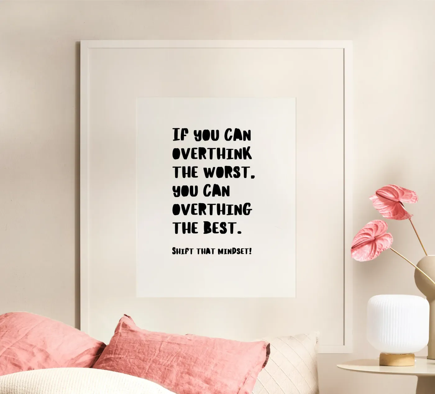 SHIFT THAT MINDSET poster by BAWA