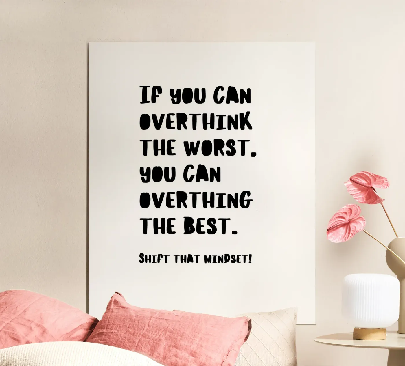 SHIFT THAT MINDSET poster by BAWA