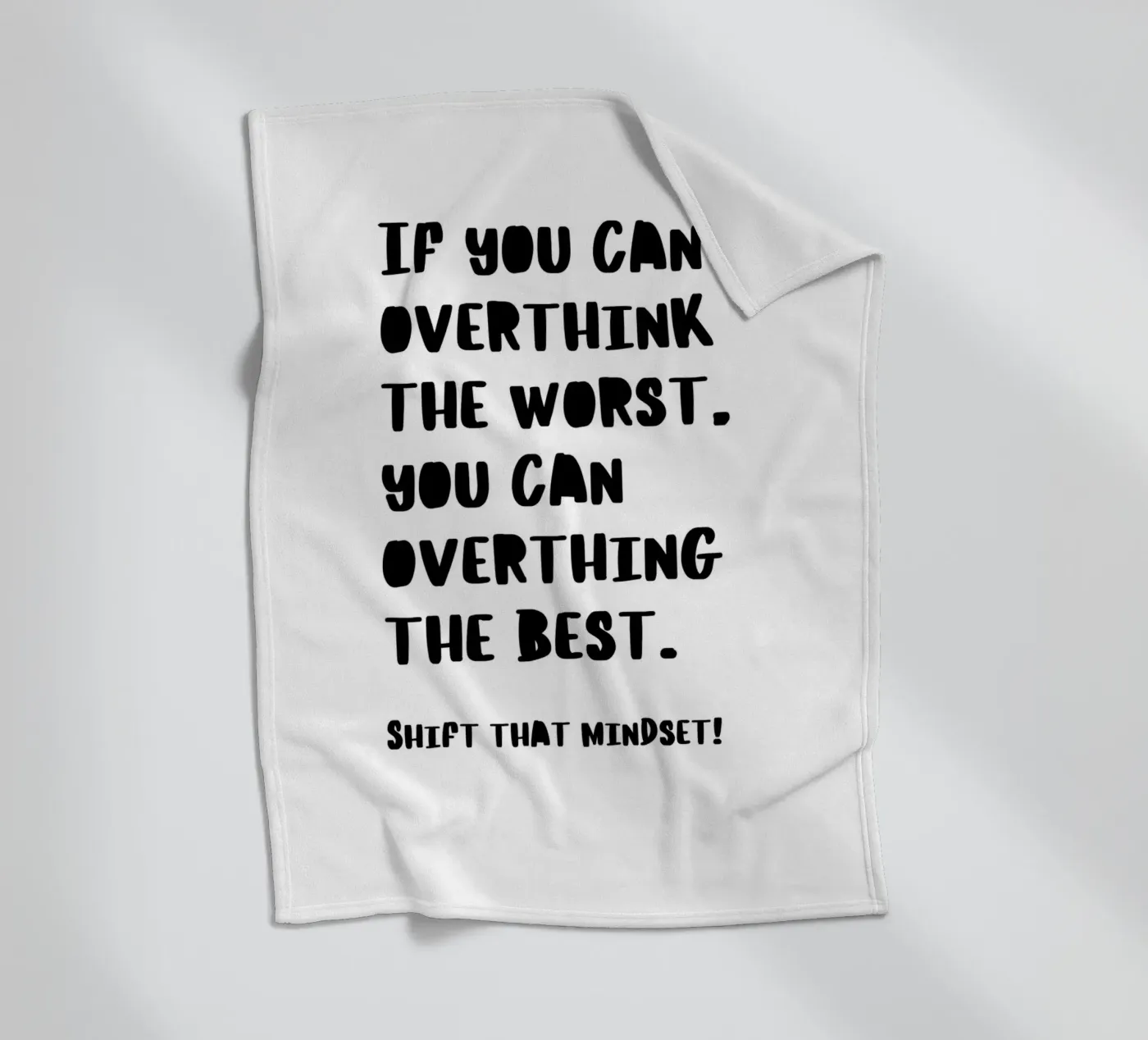 SHIFT THAT MINDSET Fleecedecke von BAWA