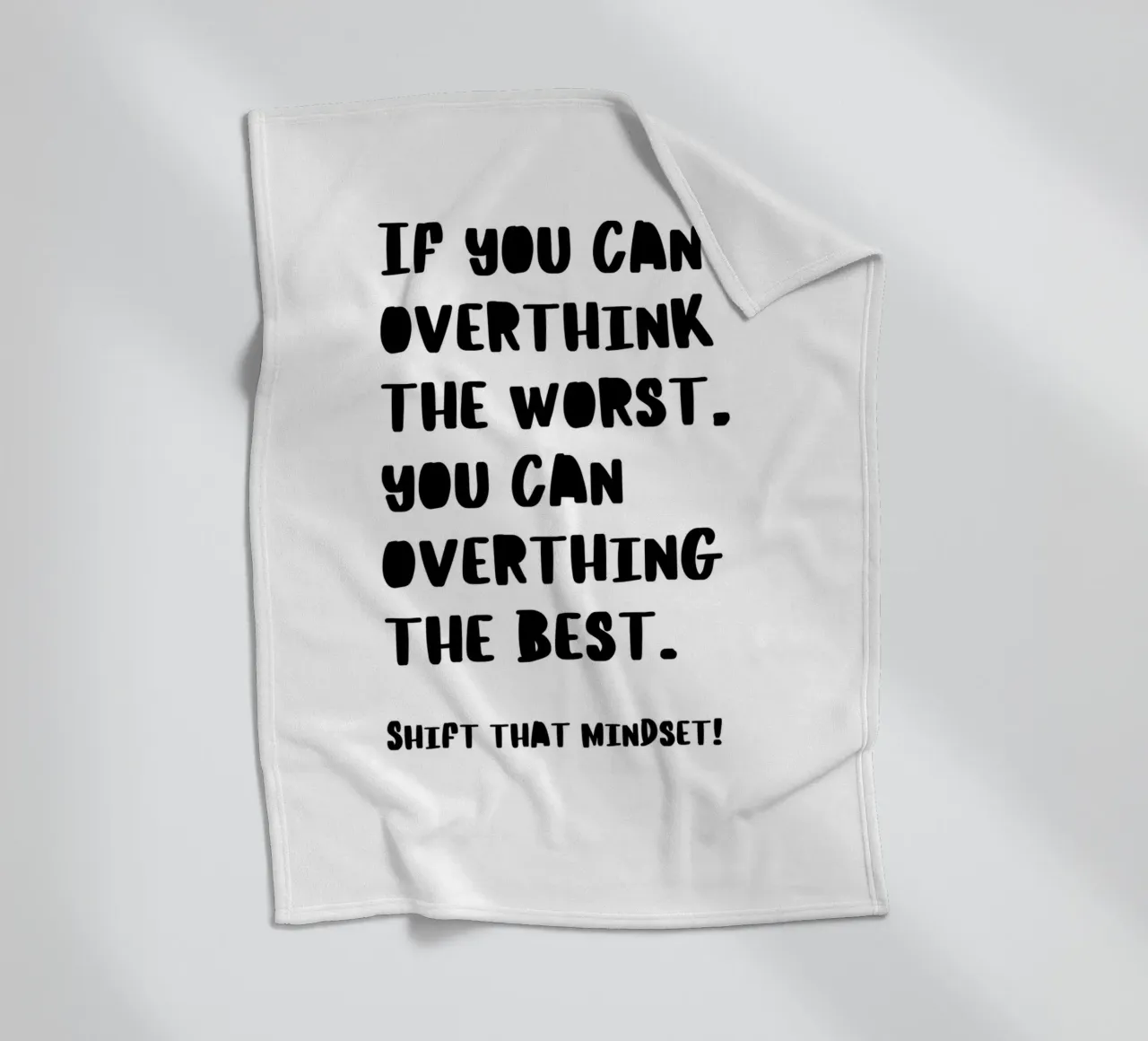 SHIFT THAT MINDSET coperta in pile da BAWA