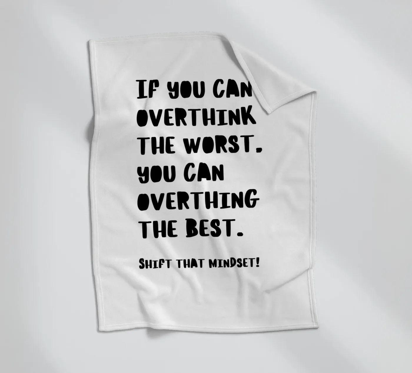 SHIFT THAT MINDSET plaid polaire de BAWA