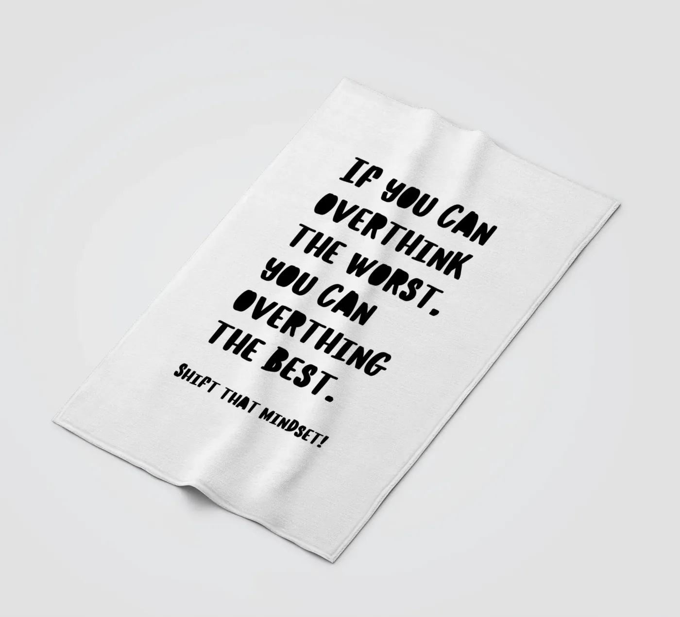 SHIFT THAT MINDSET plaid polaire de BAWA