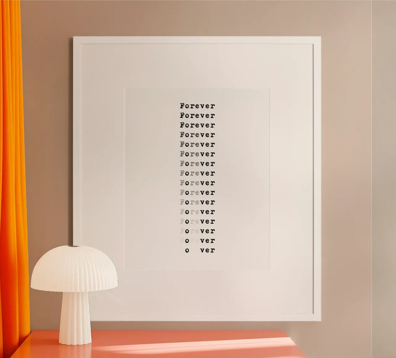 FOREVER - OVER poster da BAWA