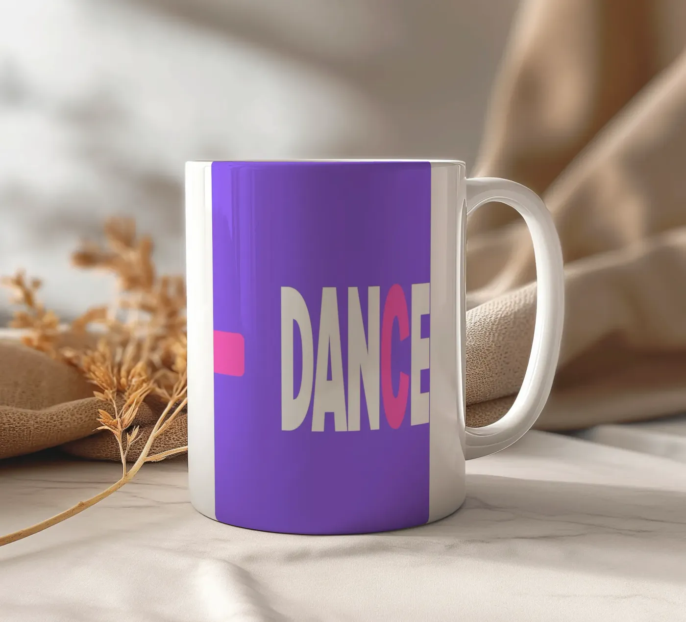 Dance 2 ceramic mug by Tabea Jule