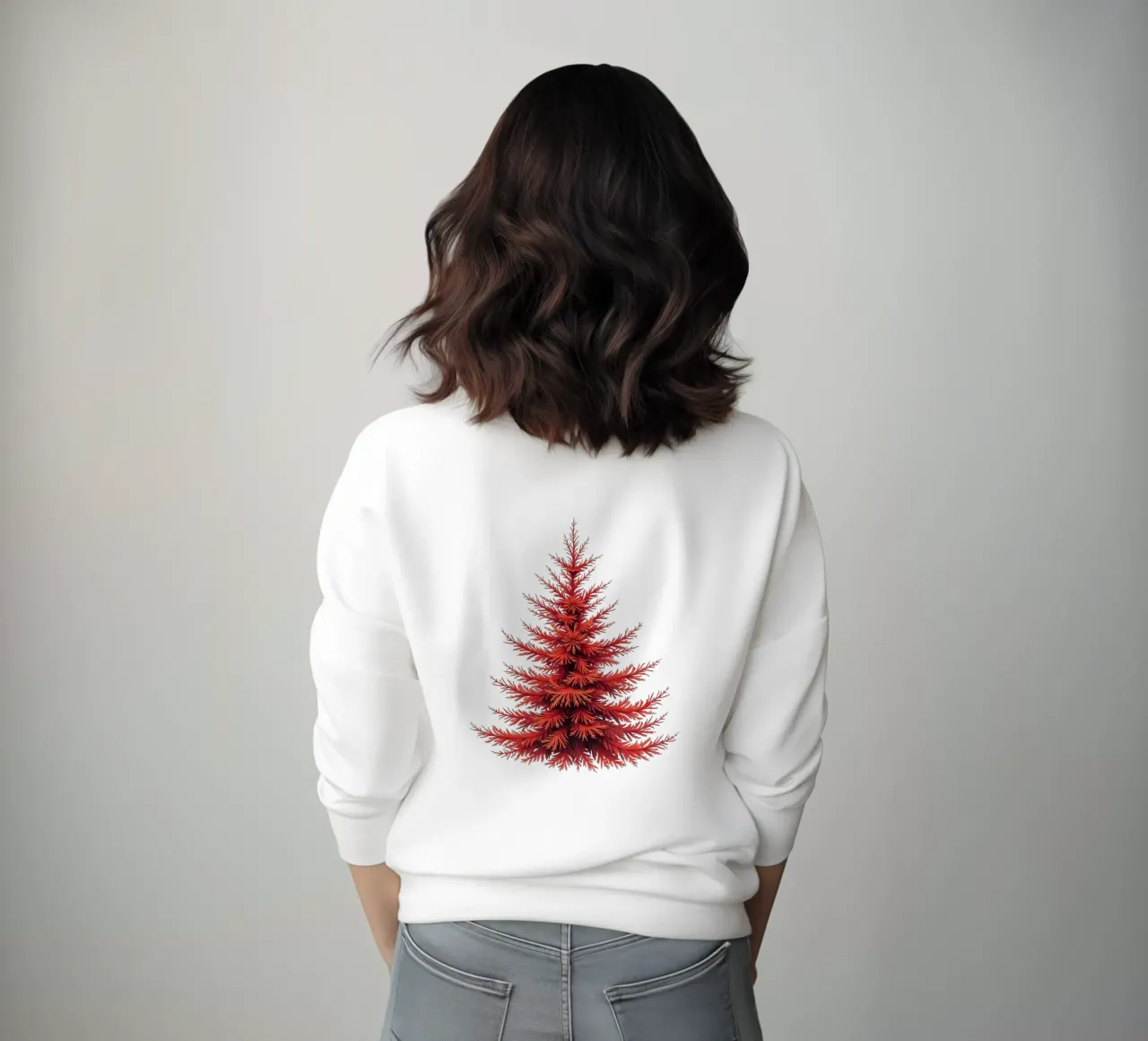 Albero di Natale_rosso felpa da Farbträume