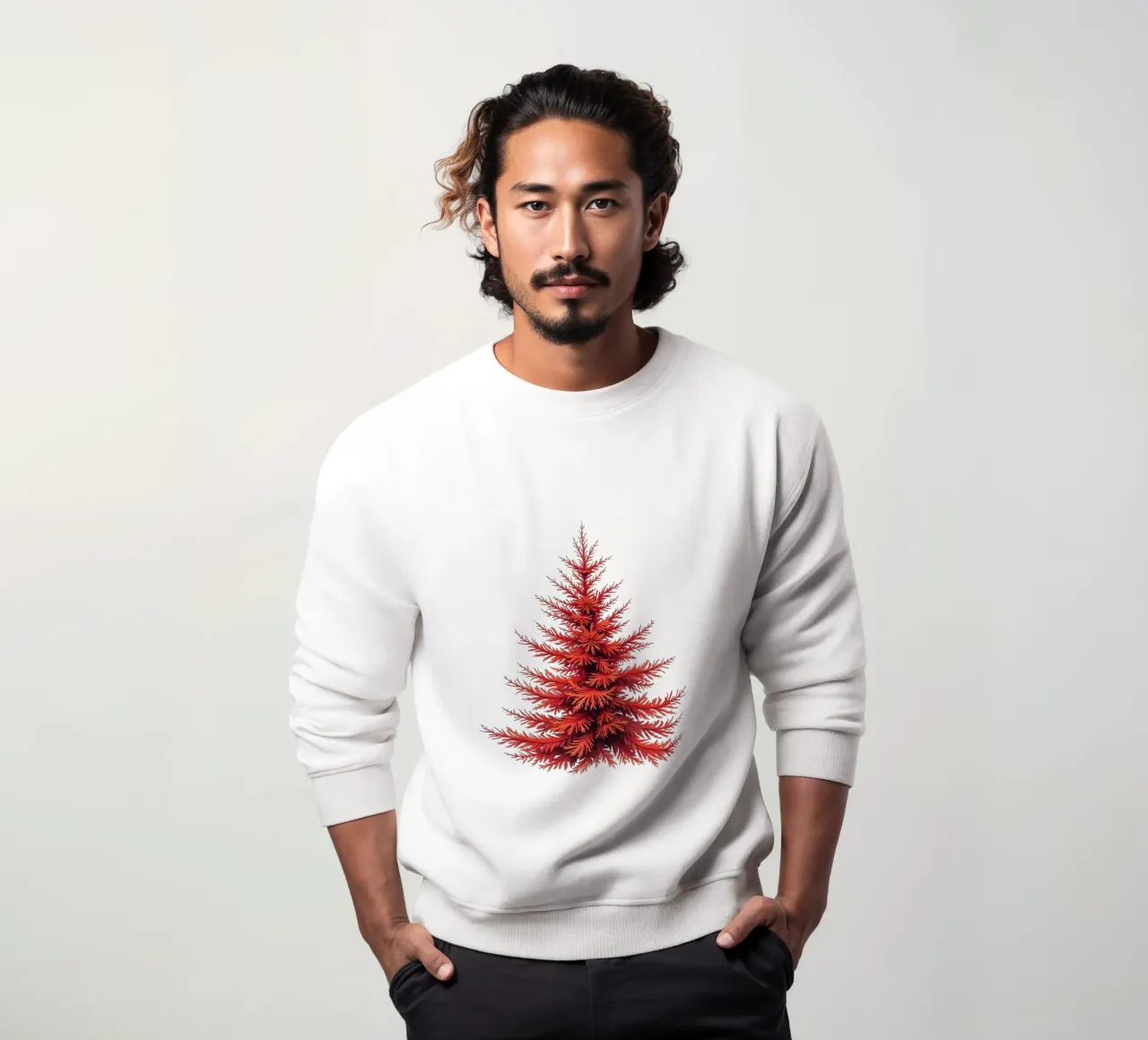 Albero di Natale_rosso felpa da Farbträume