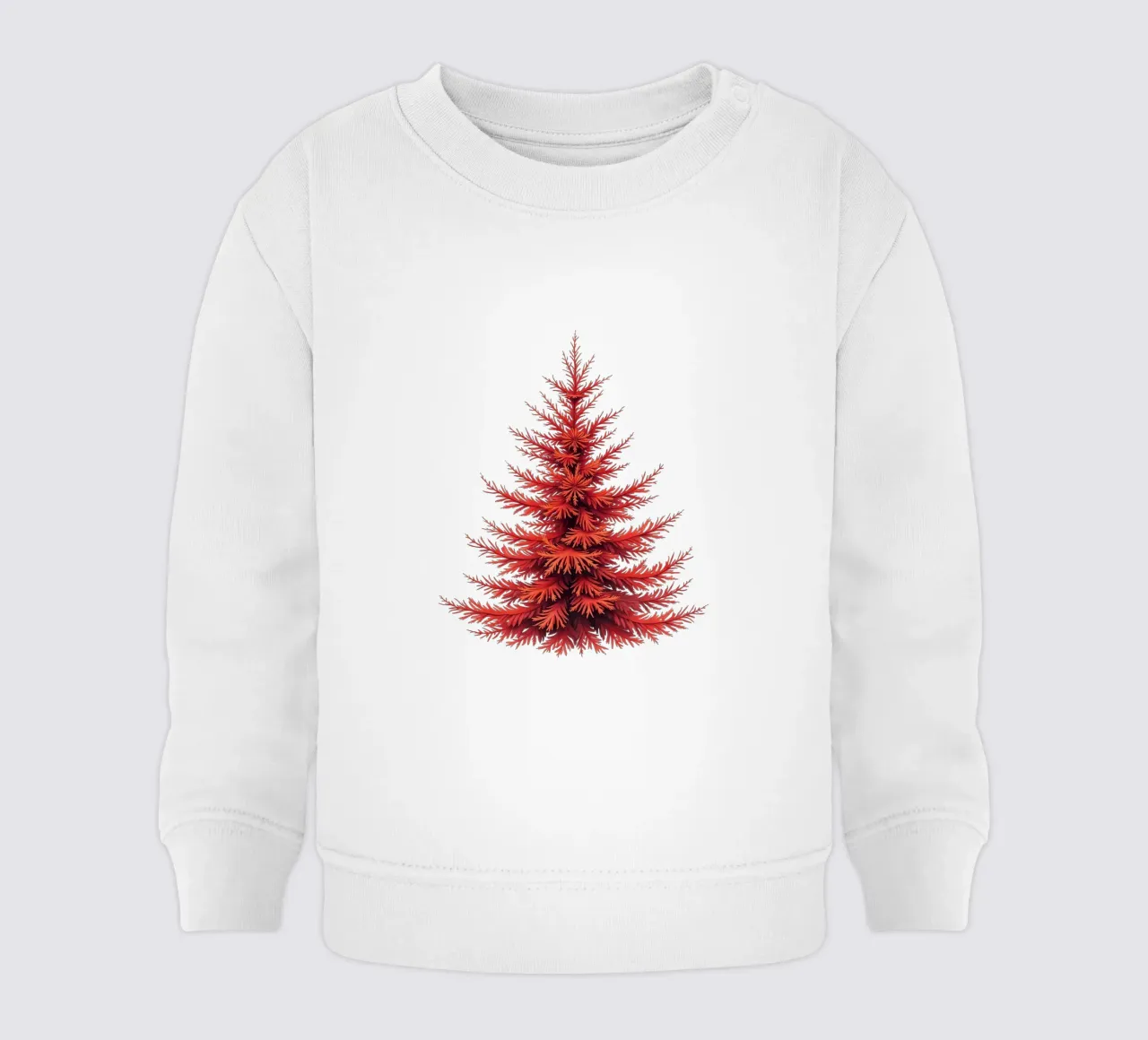 Albero di Natale_rosso felpa neonato da Farbträume
