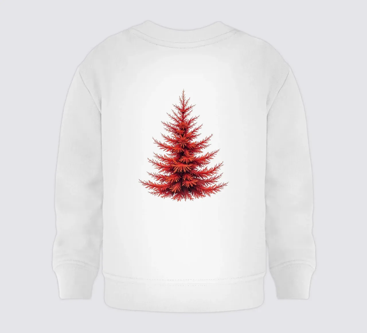 Albero di Natale_rosso felpa neonato da Farbträume