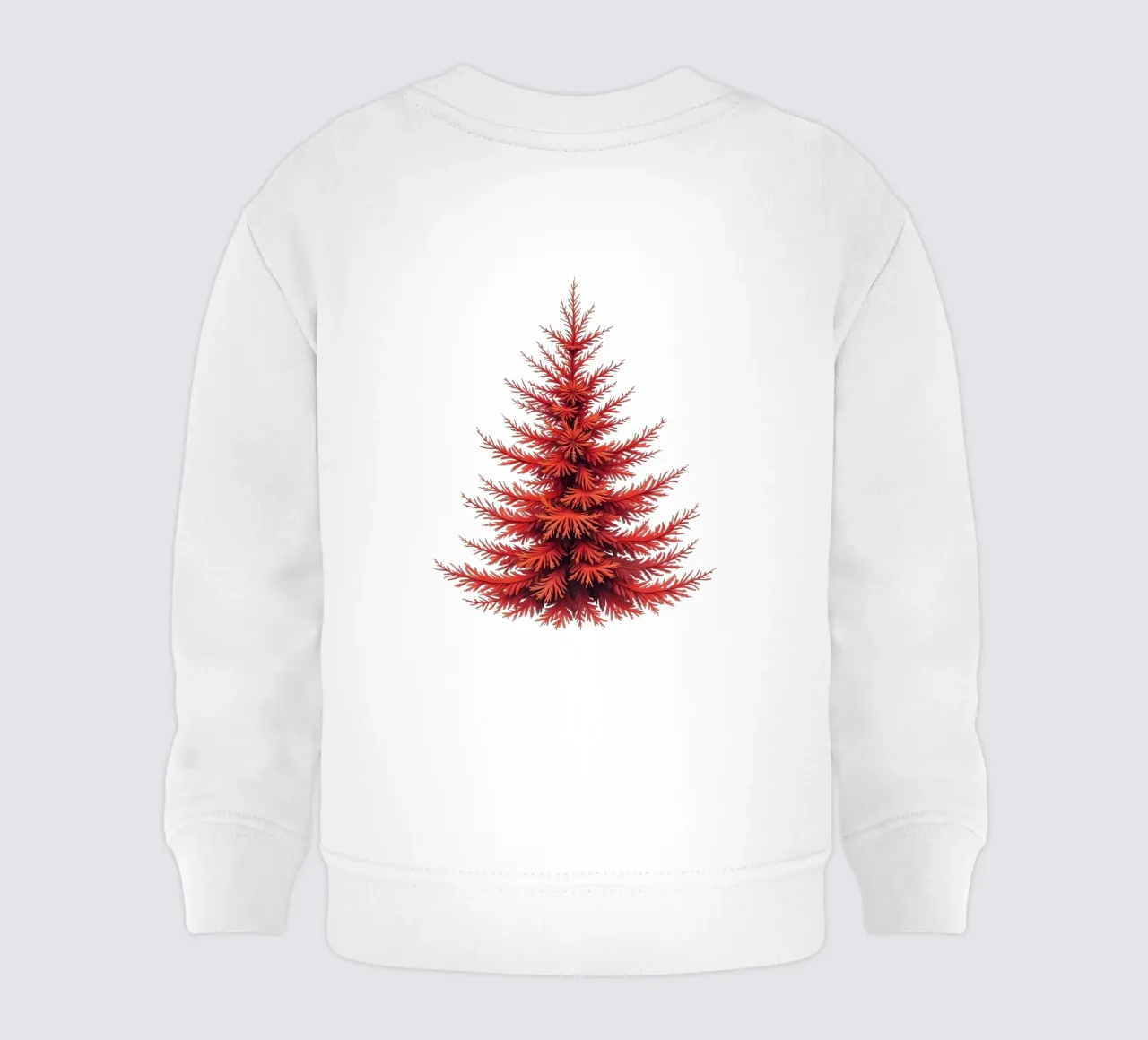 Albero di Natale_rosso felpa neonato da Farbträume