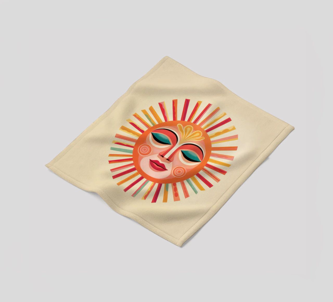 Volto solare estroso Boho coperta in pile da Andrea Haase Modern Home
