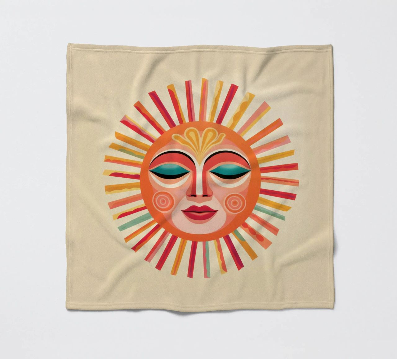 Volto solare estroso Boho coperta in pile da Andrea Haase Modern Home