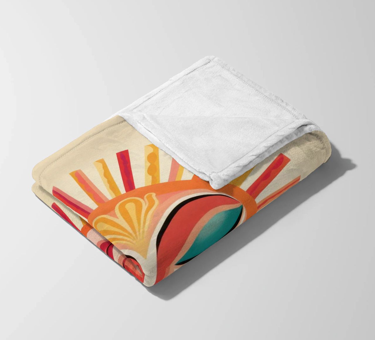 Volto solare estroso Boho coperta in pile da Andrea Haase Modern Home