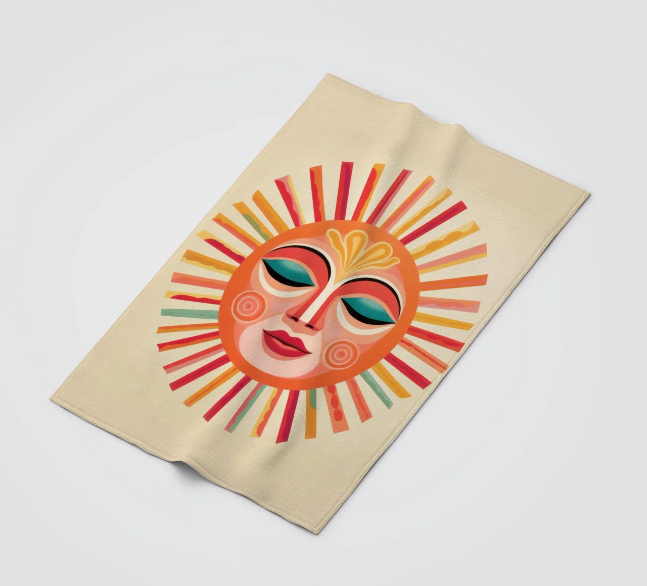 Volto solare estroso Boho coperta in pile da Andrea Haase Modern Home