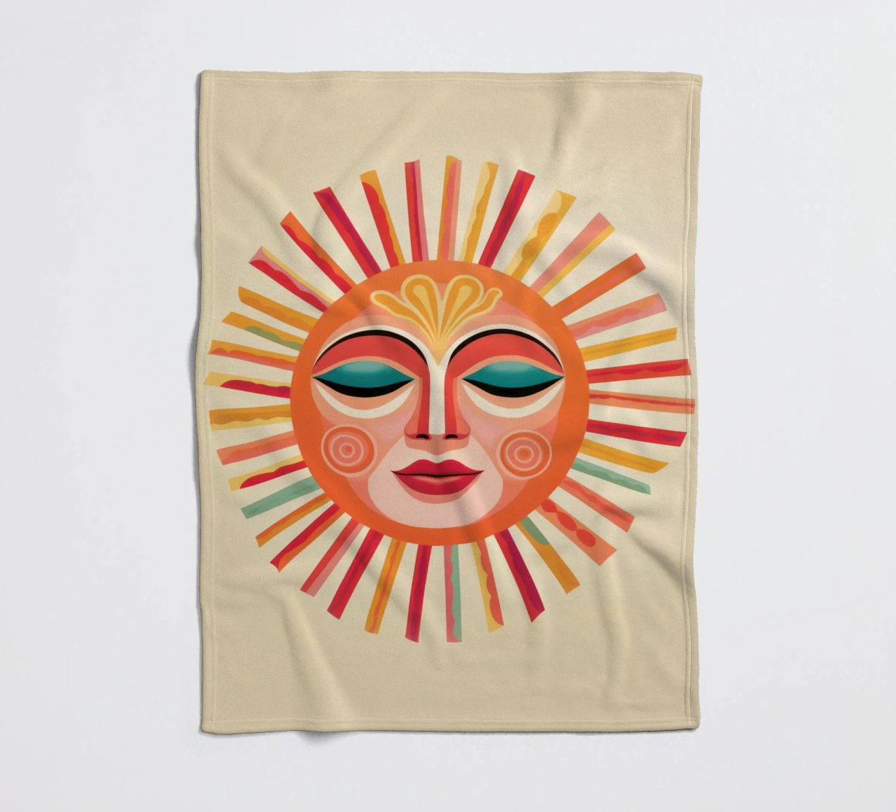 Volto solare estroso Boho coperta in pile da Andrea Haase Modern Home
