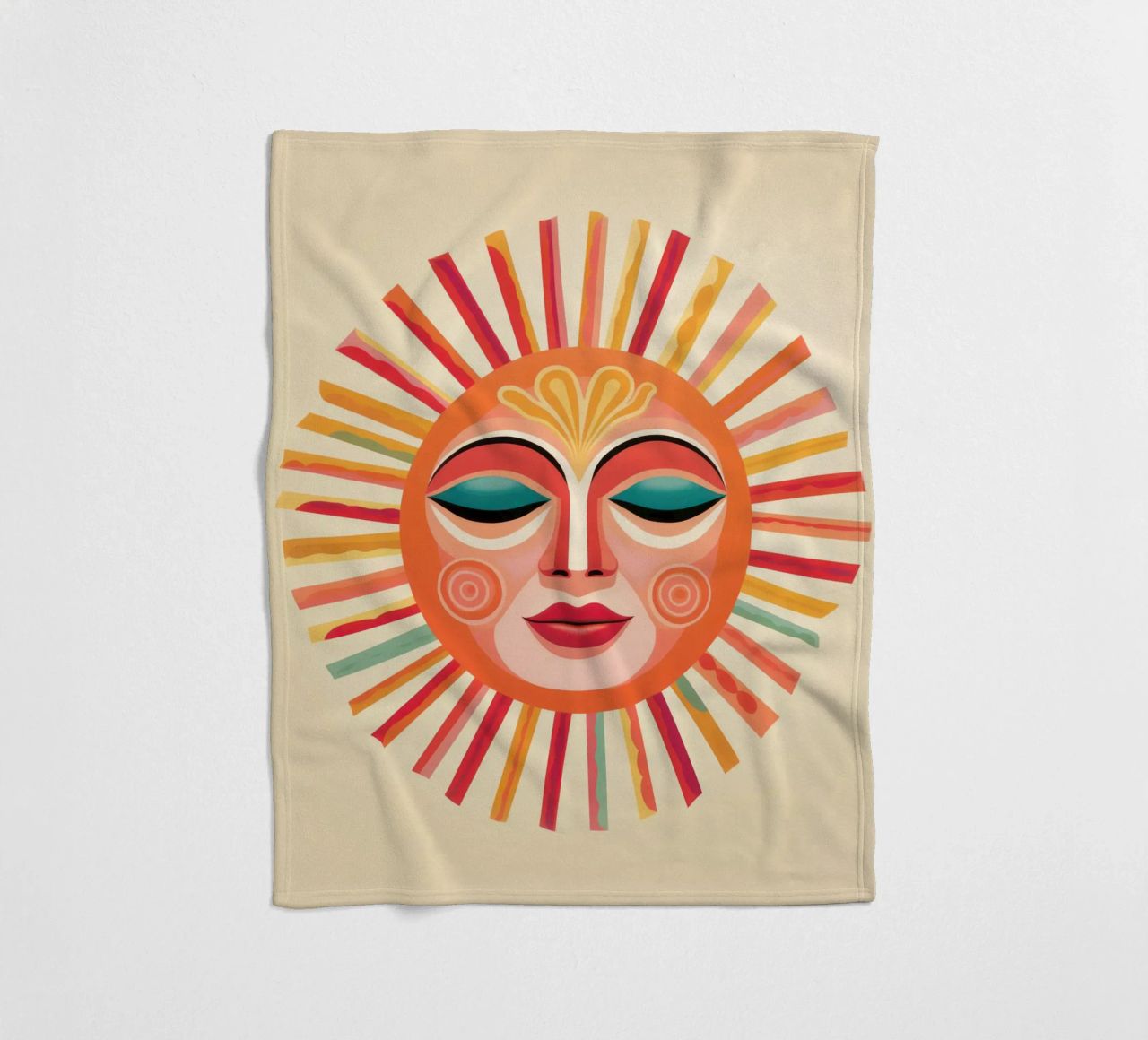Volto solare estroso Boho coperta in pile da Andrea Haase Modern Home