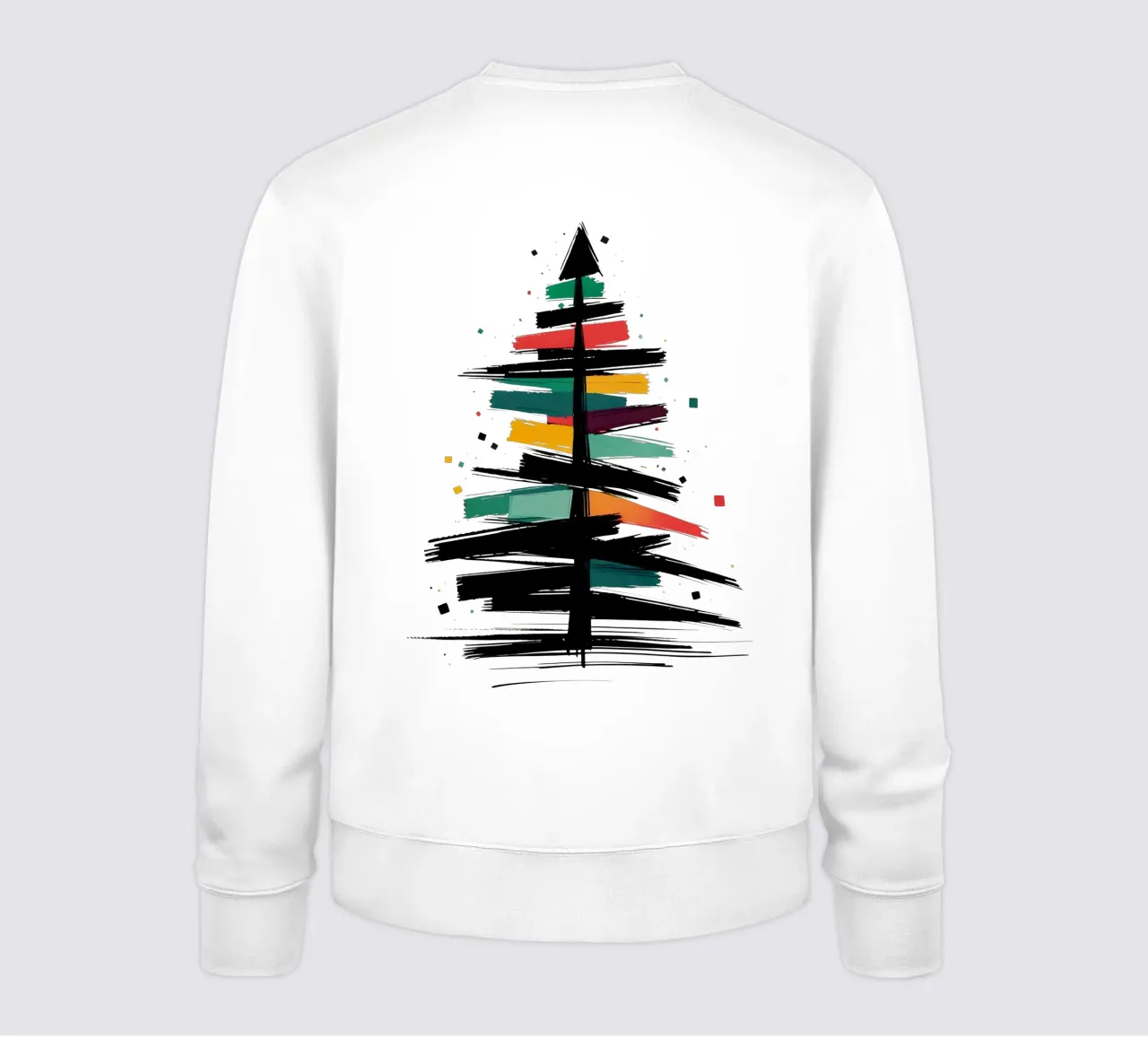 Albero di Natale_astratto felpa da Farbträume