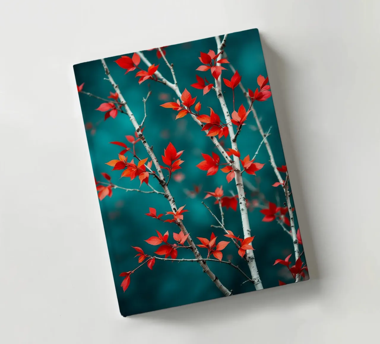 Tree_red leaves notebook by Farbträume