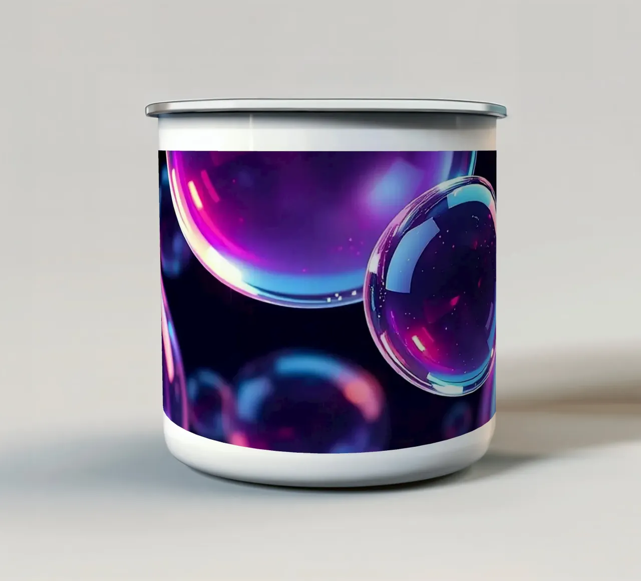 Perle di vetro_1 tazza in smalto da Farbträume