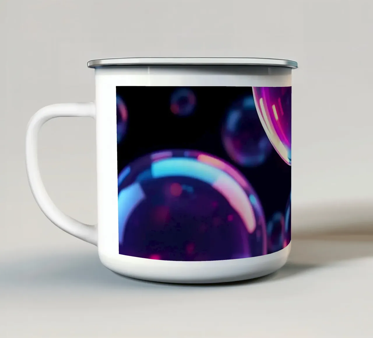 Perle di vetro_1 tazza in smalto da Farbträume