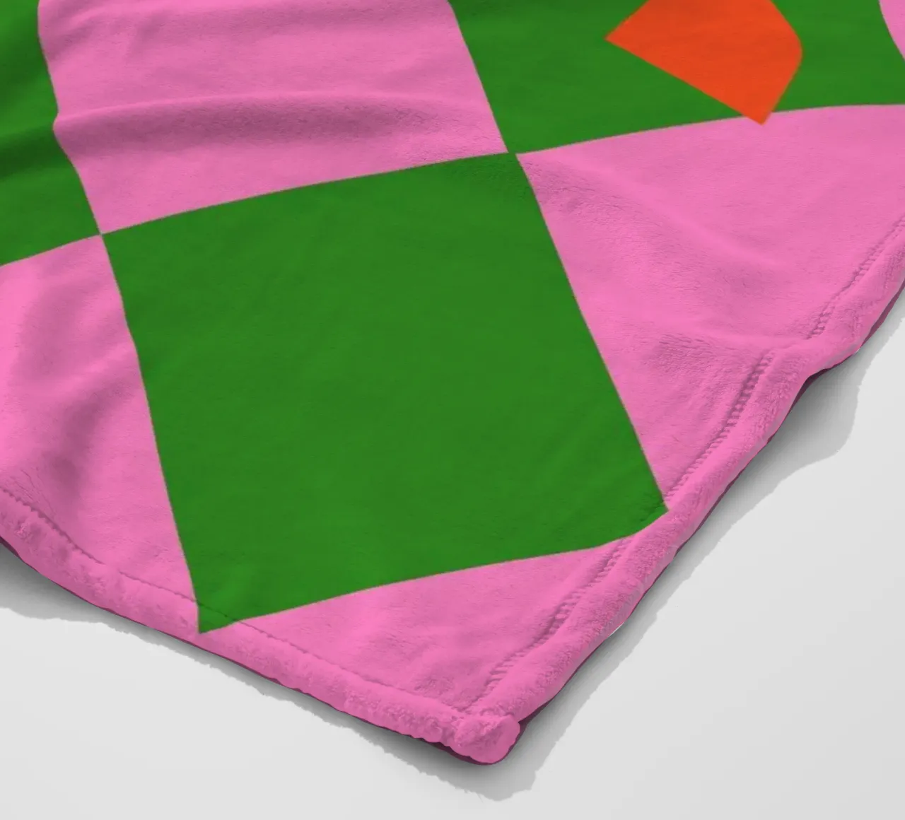 Bonjour in un gioco di colori coperta in pile da Carina Pop & Pastell