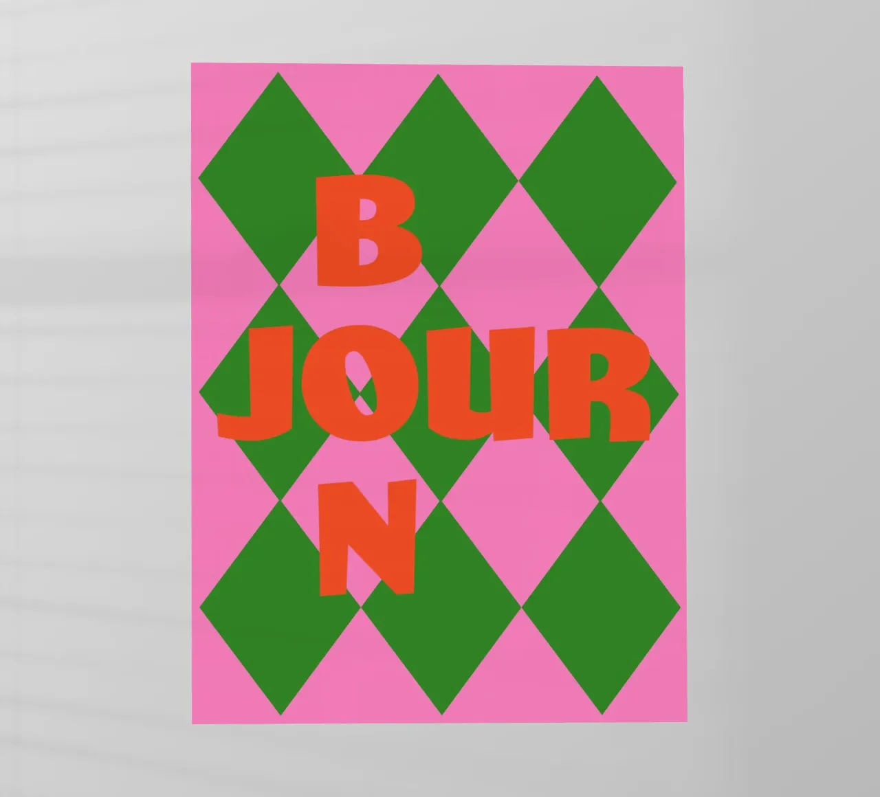 Bonjour in un gioco di colori pellicola backlit da Carina Pop & Pastell