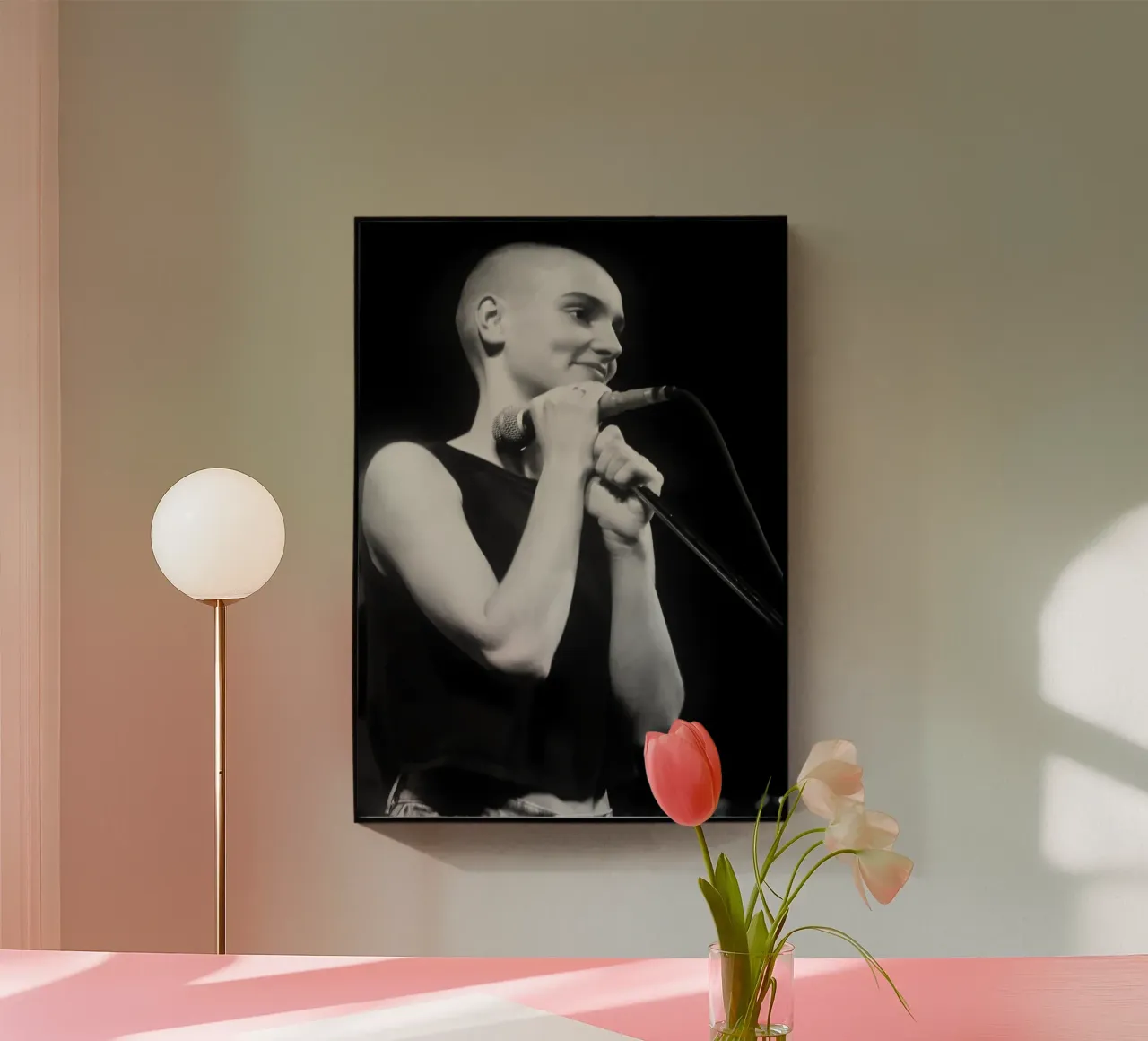 Sinead O'Connor acrylic glass by Music Vibes