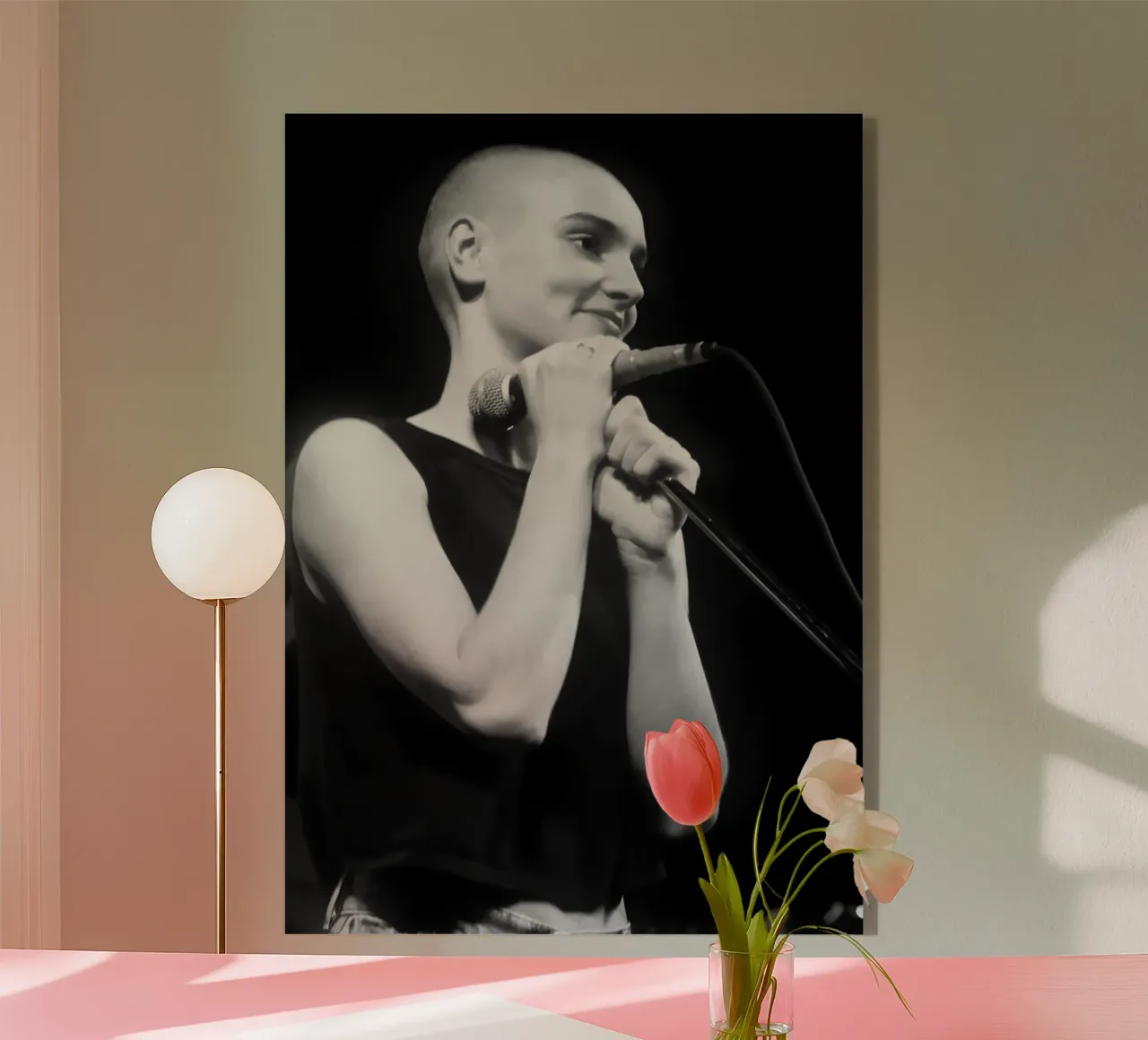Sinead O'Connor acrylic glass by Music Vibes