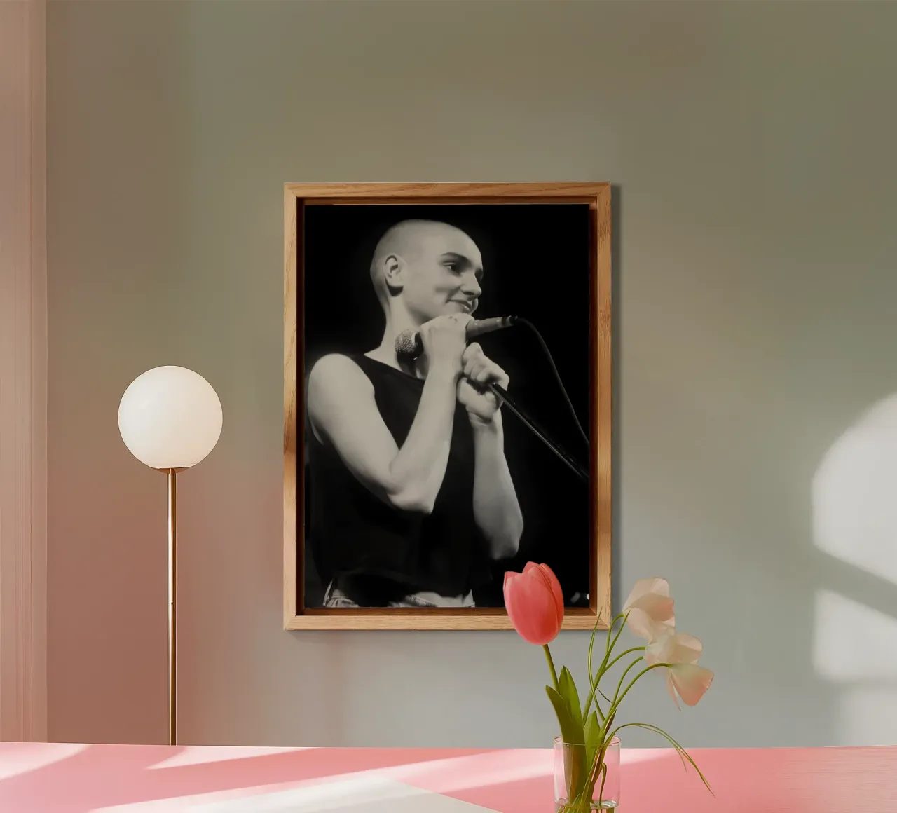 Sinead O'Connor alluminio dibond da Music Vibes